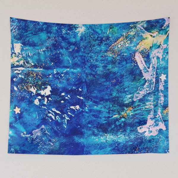 Item preview, Lapis Lazuli Acrylic Print from 52 Facets Zine designed and sold by magicksocks.