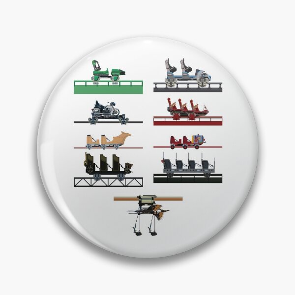 Item preview, Islands of Universal Coaster Cars Design designed and sold by CoasterMerch.
