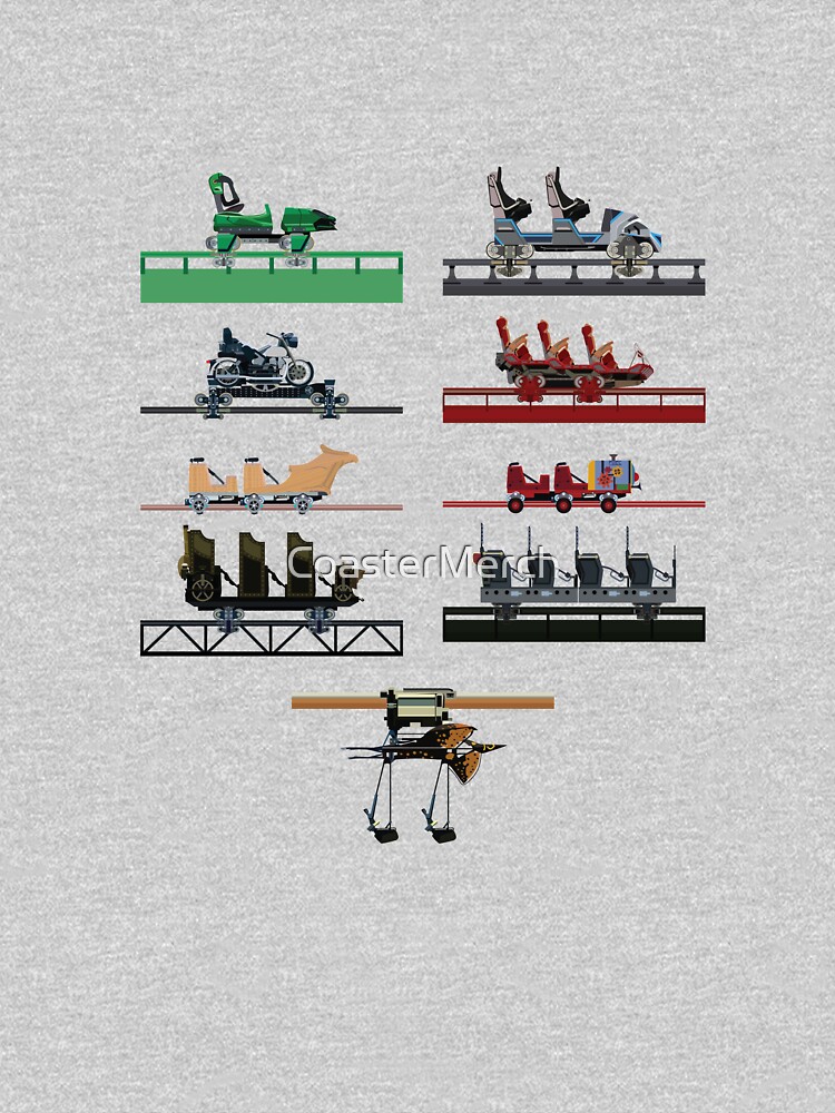 Islands of Universal Coaster Cars Design by CoasterMerch
