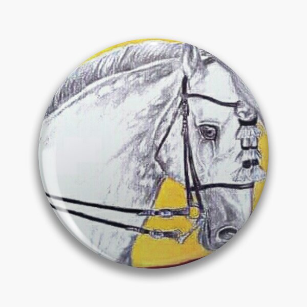 Item preview, Spanish dressage horse painting designed and sold by horseaddicted.
