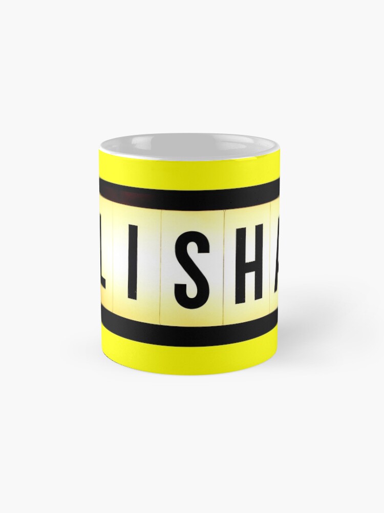 Alternate view of Elisha mask, Elisha magnet, Elisha sticker, Elisha greeting card Mug