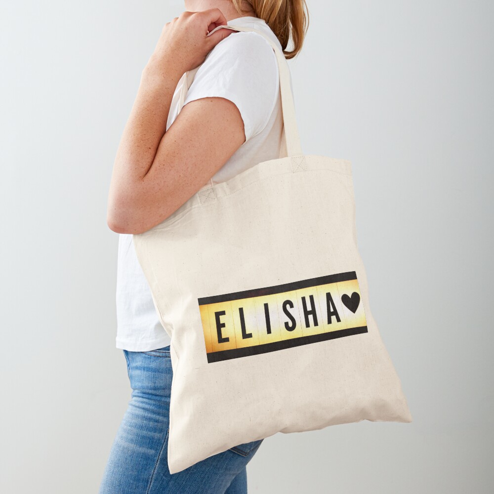 Elisha mask, Elisha magnet, Elisha sticker, Elisha greeting card Tote Bag