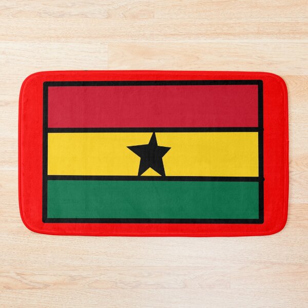 Item preview, Ghana Flag Drawn Red designed and sold by jesumedina.