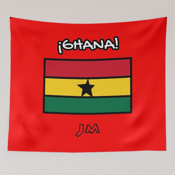 Item preview, Ghana Flag Drawn Red designed and sold by jesumedina.
