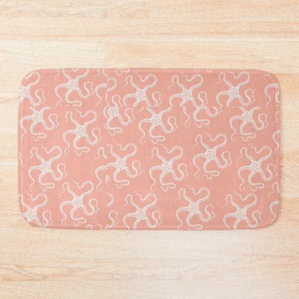 Item preview, spiny brittle starfish aloha print ocean hawaii pattern light pink and white designed and sold by maplunk.