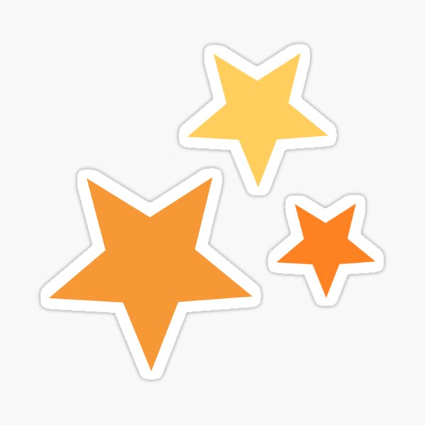 Item preview, Set of Orange Stars  designed and sold by Morgan Turrentine.