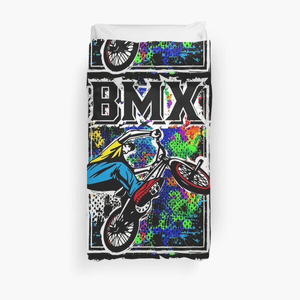 BMX Racing | Vélo BMX coloré Housse de couette
