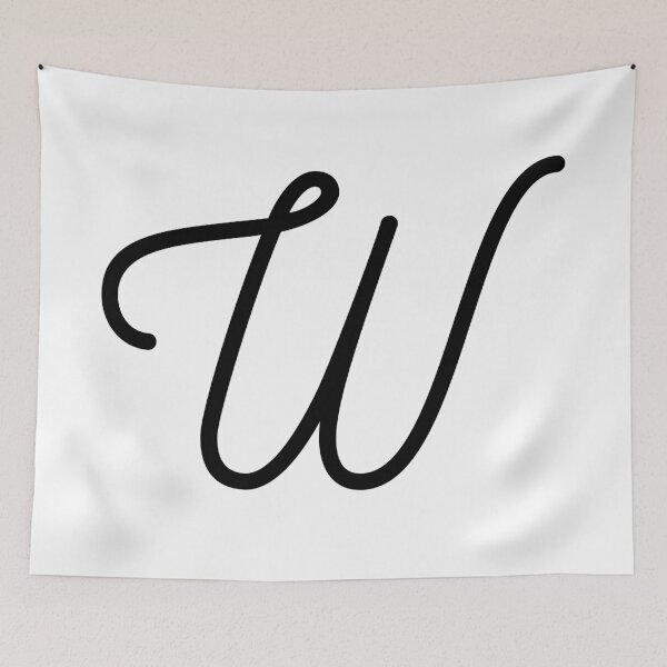 Item preview, Cursive W designed and sold by Jose234.
