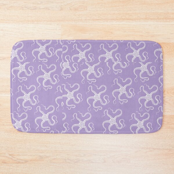 Item preview, spiny brittle starfish aloha print hawaii pattern light purple and white designed and sold by maplunk.