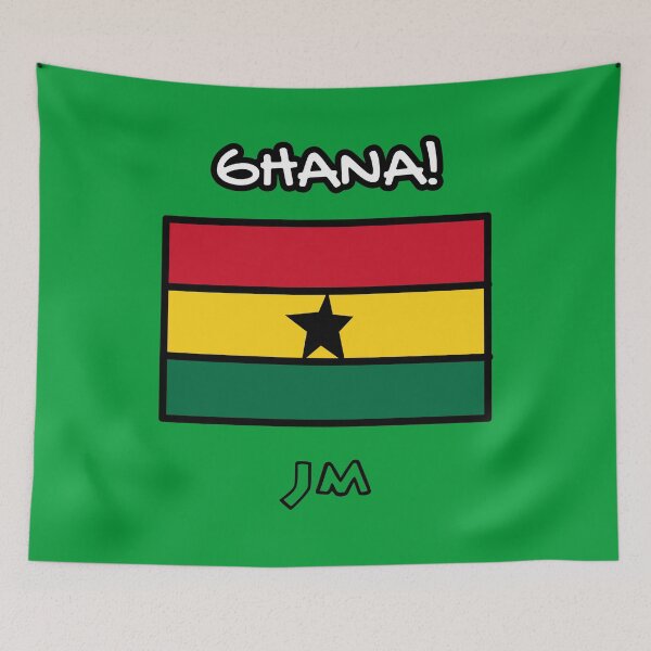 Item preview, Ghana Flag Drawn Green designed and sold by jesumedina.