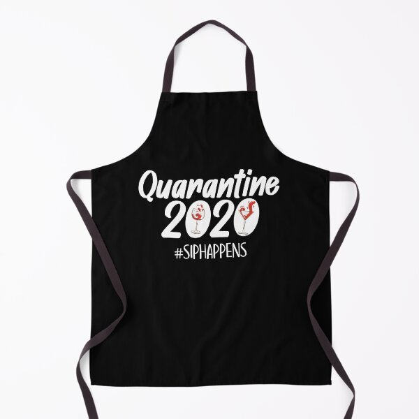 Item preview, Quarantine 2020 Sip Happens Mom Social Distancing Home Wine  designed and sold by Akmloza.