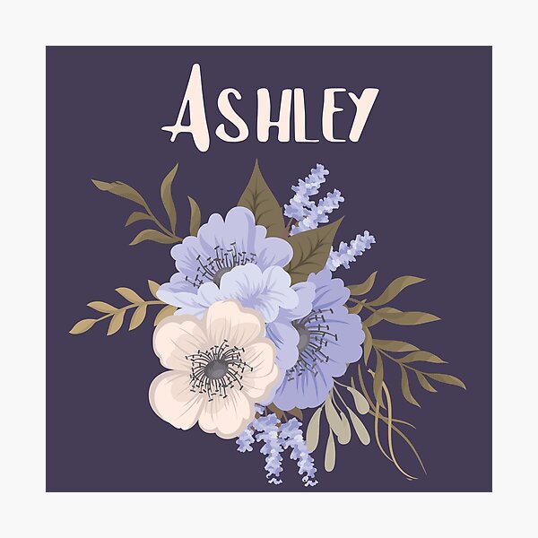 Ashley Name Flower Photographic Prints for Sale | Redbubble