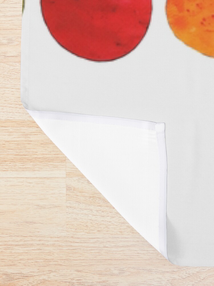 Alternate view of Enchanted Tomatoes Shower Curtain