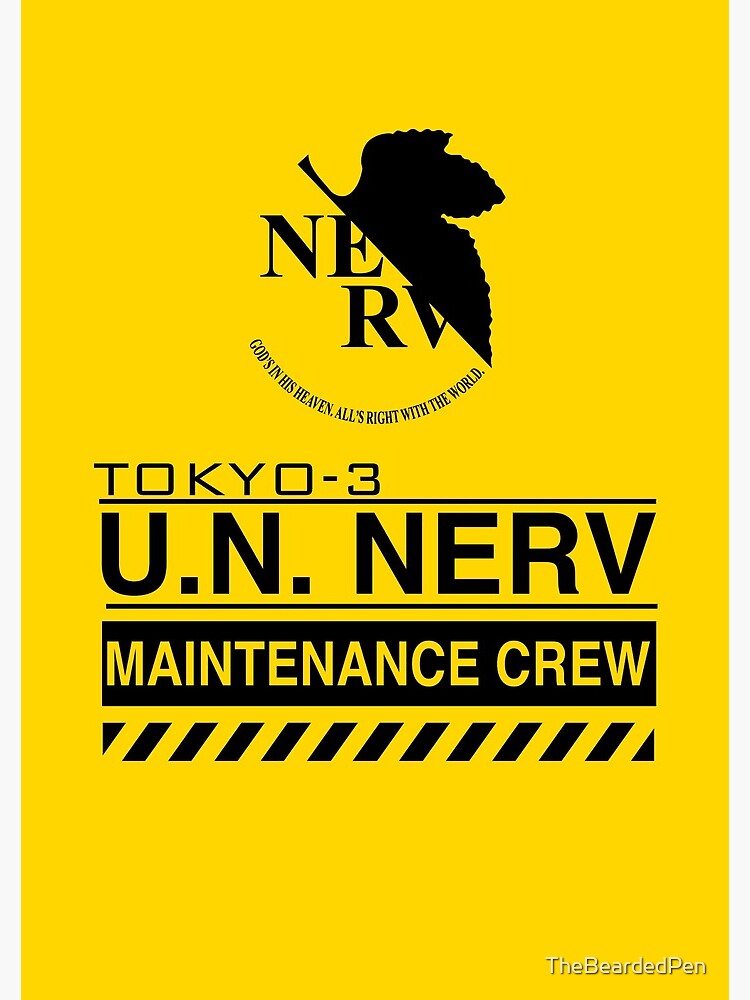 TOKYO-3 NERV by TheBeardedPen