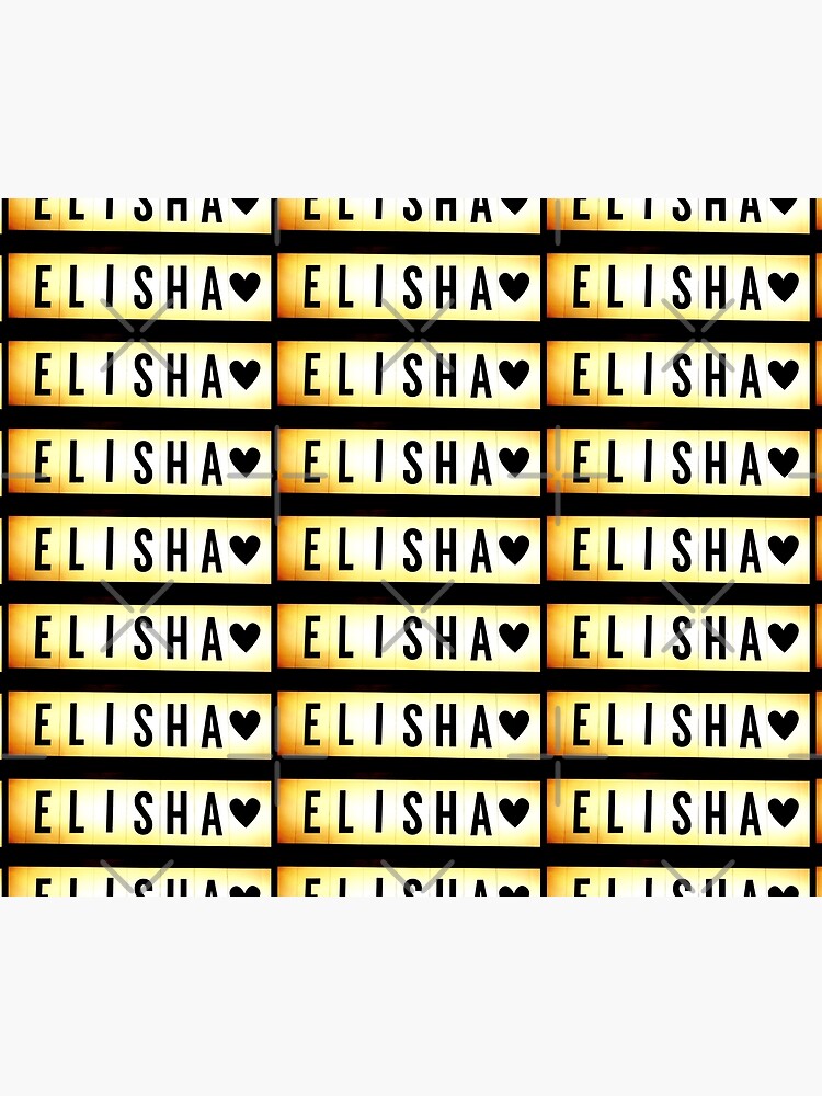 Elisha mask, Elisha magnet, Elisha sticker, Elisha greeting card by PicsByMi