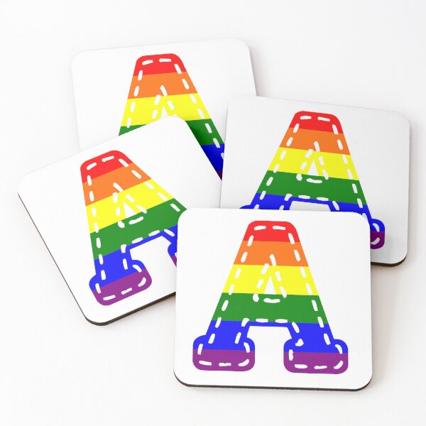 Item preview, LGBTQ - GAY PRIDE RAINBOW CUSTOM LETTER designed and sold by MKSGraphix.