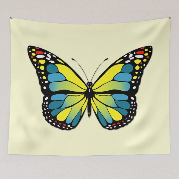 Item preview, Blue and yellow butterfly designed and sold by Gaspar Avila.