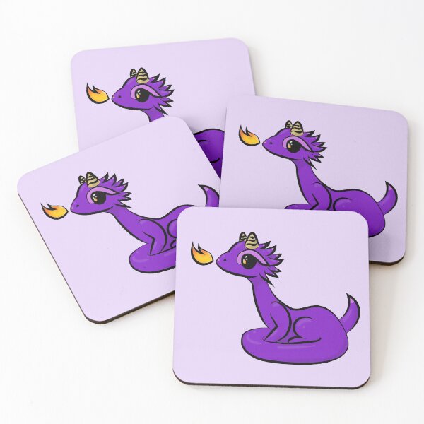 Item preview, Little Purple Flame Dragon designed and sold by MrsDsOddities.