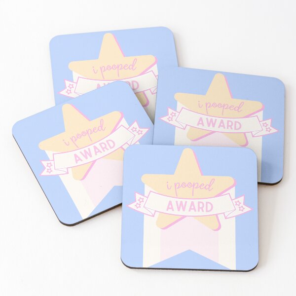 Item preview, I pooped badge star award designed and sold by STUDIOmilk.