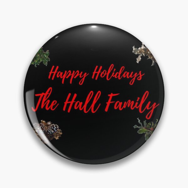 Item preview, Happy holidays from the Hall family. designed and sold by edwardtiptonart.