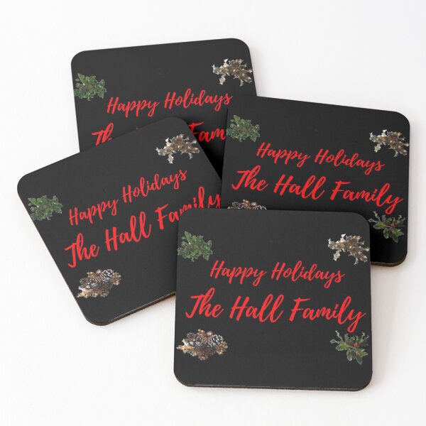 Item preview, Happy holidays from the Hall family. designed and sold by edwardtiptonart.