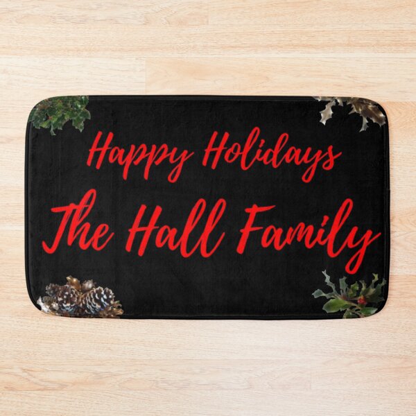 Item preview, Happy holidays from the Hall family. designed and sold by edwardtiptonart.
