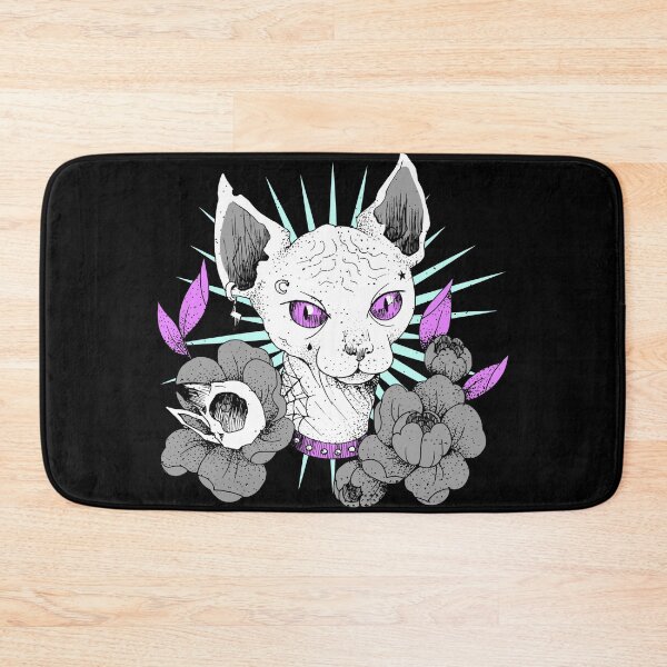 Item preview, Goth Rock Cat designed and sold by shirtdan.