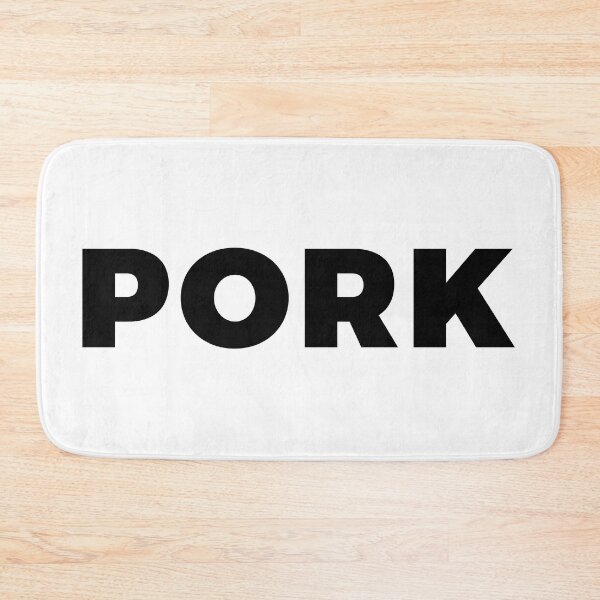 Artikelvorschau, Das Wort Schweinefleisch entworfen und verkauft von DavidMay.