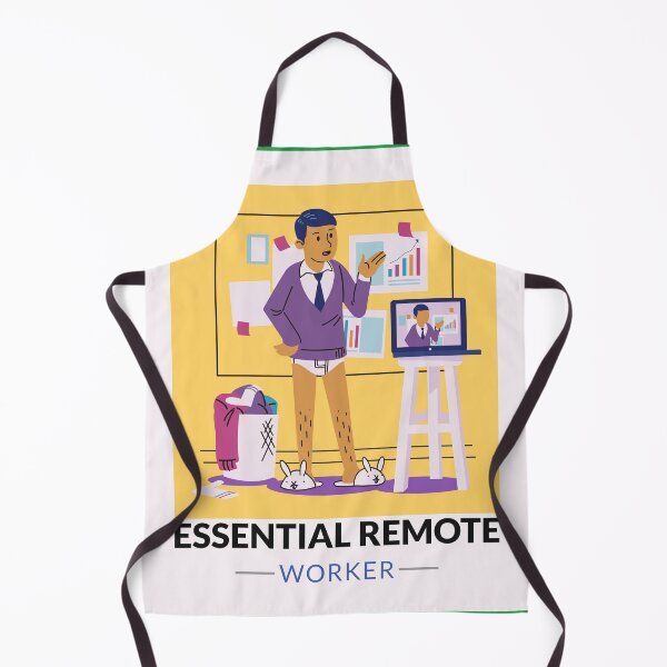 Item preview, Essential Remote Worker Meeting Man With No Pants on Work From Home designed and sold by spicygarb.