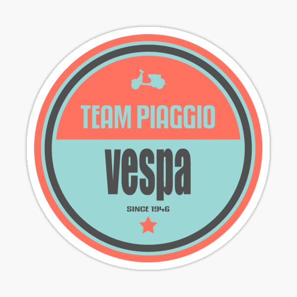 VESPA TEAM RETRO 1 Sticker