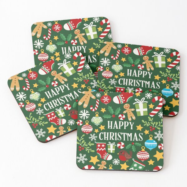 Item preview, Happy Christmas Card - Green designed and sold by VeryEnglishGent.