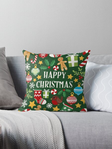 Item preview, Happy Christmas Card - Green designed and sold by VeryEnglishGent.