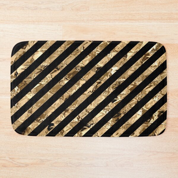 Item preview, Metallic Gold and Black Stripes  designed and sold by aprincessinsp.