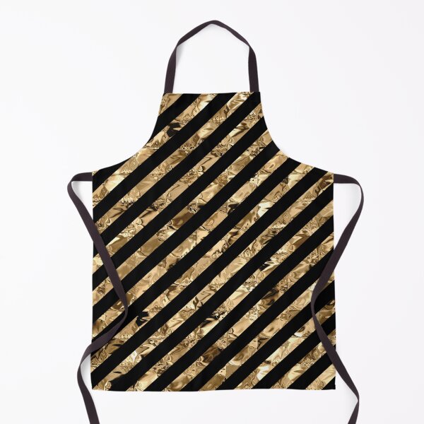 Item preview, Metallic Gold and Black Stripes  designed and sold by aprincessinsp.