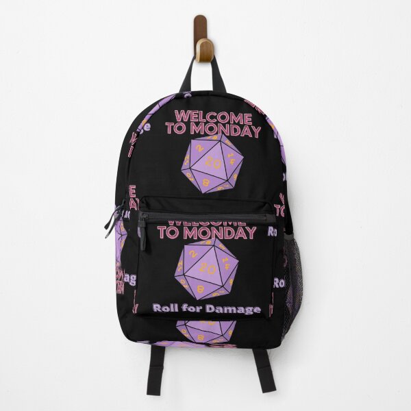 Item preview, Welcome to Monday - Roll for Damage designed and sold by SnarkSharks.