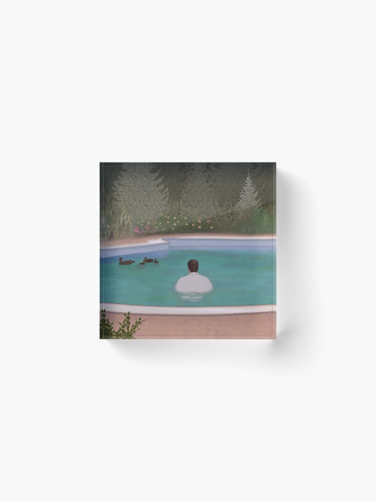 Thumbnail 2 of 5, Acrylic Block, Him, with those ducks.. designed and sold by mensijazavcevic.