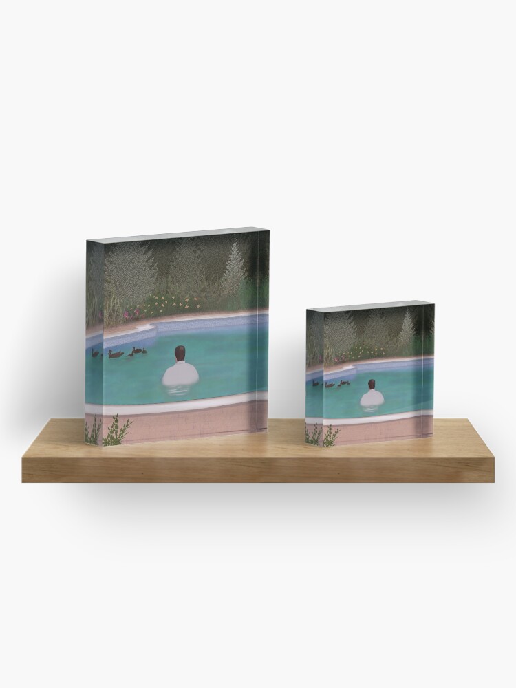 Thumbnail 4 of 5, Acrylic Block, Him, with those ducks.. designed and sold by mensijazavcevic.