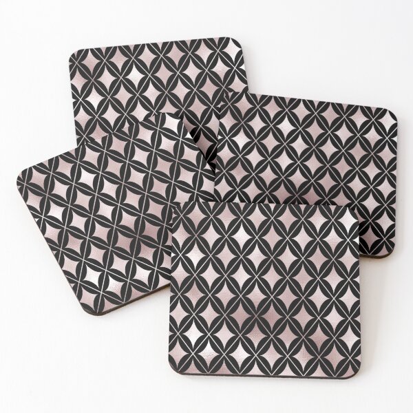 Item preview, Blush Shimmering Diamonds on Black designed and sold by aprincessinsp.