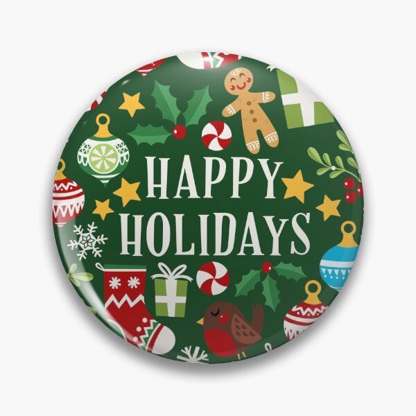 Item preview, Happy Holidays Card - Green designed and sold by VeryEnglishGent.