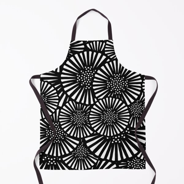 Artikelvorschau, Monochrome Sonnenblumensplitter – digital illustriertes abstraktes Blumenmuster für Wohnkultur, Bekleidungsstoffe, Vorhänge, Bettwäsche, Kissen, Polster, Handyhüllen und Schreibwaren entworfen und verkauft von cherdoodles.