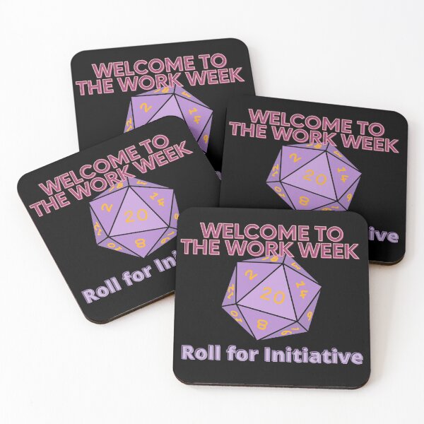 Item preview, Welcome to the Work Week - Roll for Initiative designed and sold by SnarkSharks.