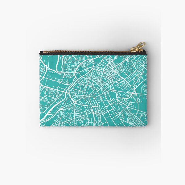 Item preview, Manchester map turquoise designed and sold by mapsart.