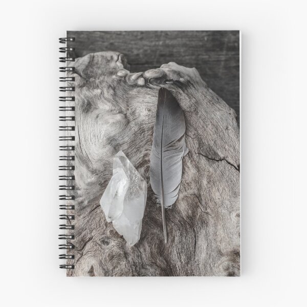 Item preview, Crystal Feather And Driftwood designed and sold by Elena Ray.