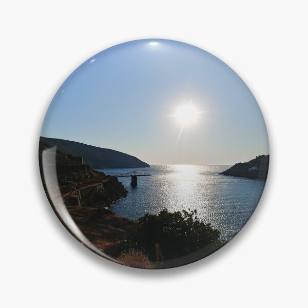 Item preview, The mines of Serifos island greece greek sea water bridge incomplete old nowhere road mountain ruins Megalo Livadi  designed and sold by am-mantilla2156.
