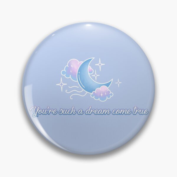 Item preview, you're such a dream come true 3435 light blue moon and stars designed and sold by thewayitshine.