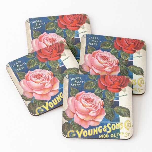 Item preview, Roses - Young & Sons Co. 1896. designed and sold by killies.