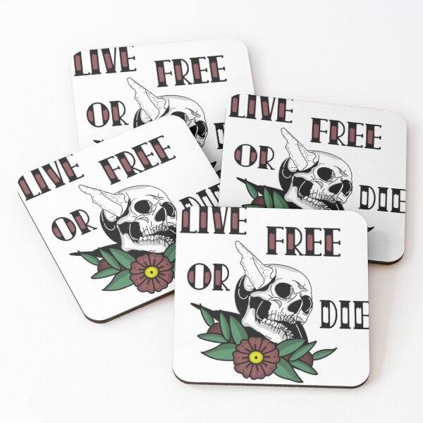Item preview, Live Free or Die designed and sold by Limp Wrist Art.