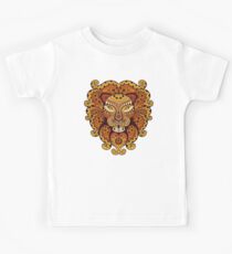 Ethnischer König der Löwen Kinder T-Shirt