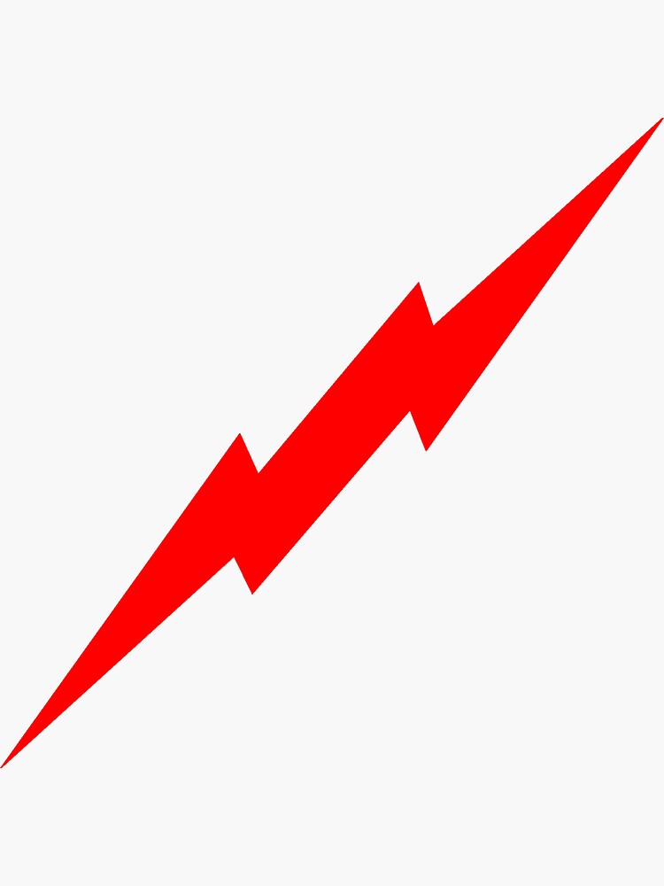 Red Lightning Bolt by kerchow