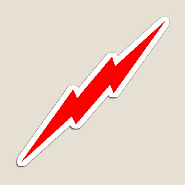 Item preview, Red Lightning Bolt designed and sold by kerchow.
